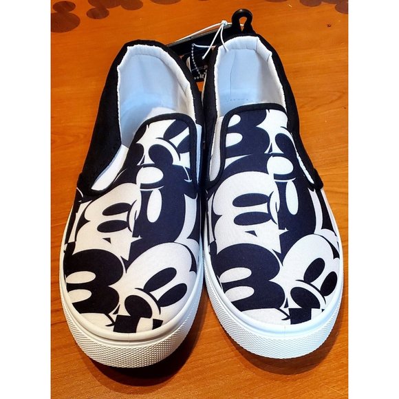 DISNEY 1928 Theme Slip-On Mickey Mouse Sneakers Shoes Men\'s 9 NWT! main image 4